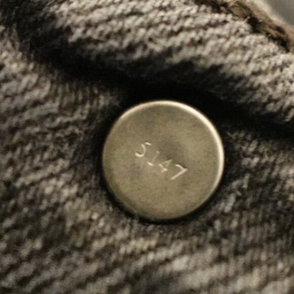 Levi's Jeans Wedgie Skinny women's 26 vintage black red tab button fly denim - Picture 12 of 14